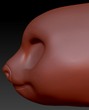 Western Kemono Sloth Head Base