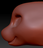 Feminine Orca Static Jaw Head Base