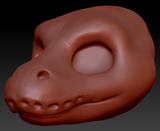 Gender Neutral Ball Python Head Base