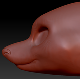 Feminine Fox Head Base Variant 2