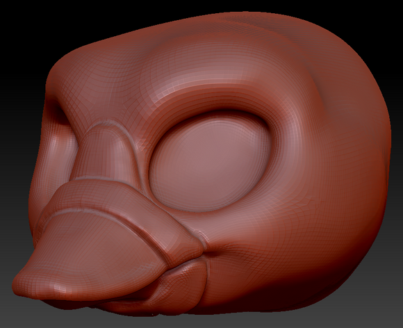 Western Kemono Platypus Head Base