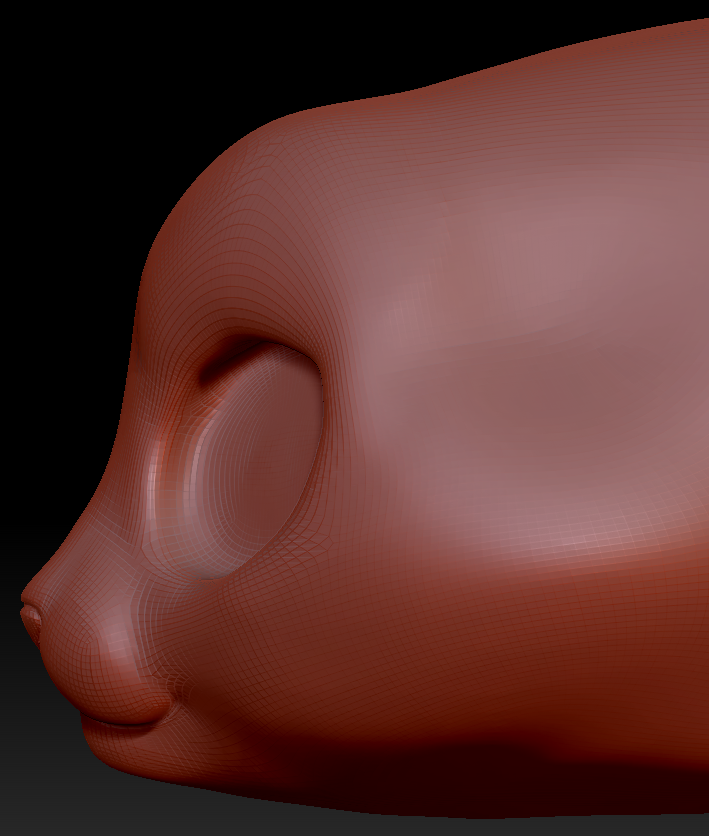 True Kemono Oriental Shorthair Cat Head Base