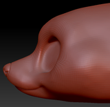Fennec Fox Head Base Variant 2