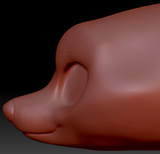 True Kemono Borzoi Head Base
