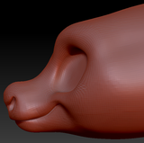 Kemono Toony Caribou/Reindeer Head Base Variant 1