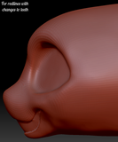 Avali Head Base Variant 3