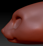 Western Kemono Ferret Head Base
