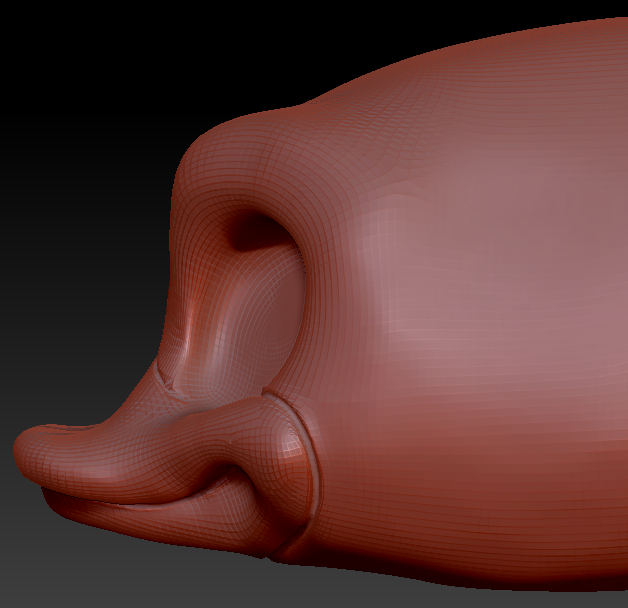 Kemono Toony Bird Head Base Variant 4