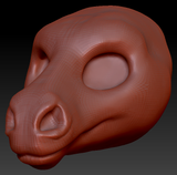 Gender Neutral Horse Head Base Variant 2