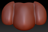 10" Wide 3-Toe Large Foam Paw Set