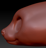 Western Kemono Fossa Head Base Variant 1