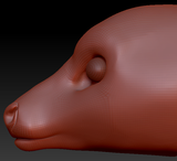 Realistic Deer Head Base