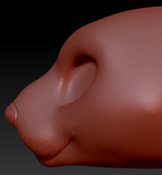Western Kemono English Bull Terrier Head Base