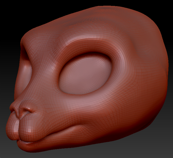 Western Kemono Llama Head Base
