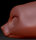 True Kemono Pitbull Head Base