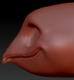 Feminine Potoo Head Base