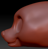 Western Kemono Corgi Static Jaw Head Base