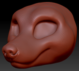 Feminine Fox Head Base Variant 1