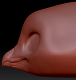 True Kemono Rockhopper Penguin Head Base