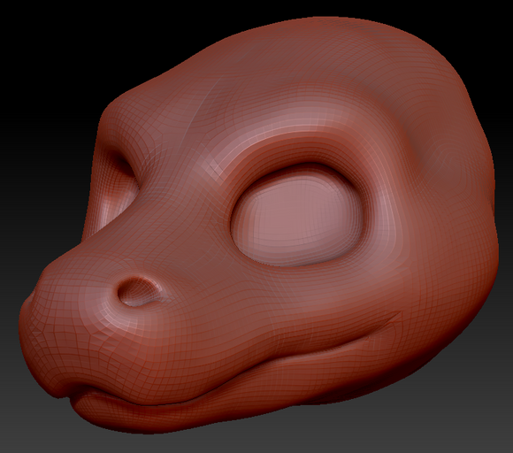 Gender Neutral Rainbow Boa Head Base