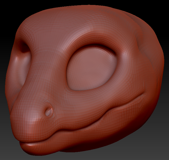 Western Kemono Dilophosaurus Head Base