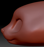 True Kemono Asian Small-clawed Otter Head Base