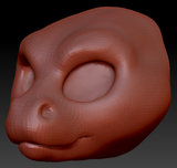 Western Kemono Long-nosed Angel Dragon Head Base
