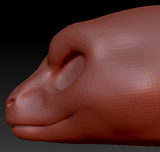 Western Kemono Raptor Head Base Variant 1