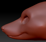 Gender Neutral Saluki Head Base