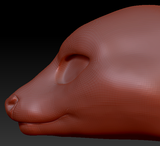 Feminine Deer Head Base Variant 1