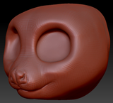 Slow Loris Head Base