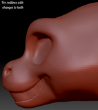 Kemono Toony T-Rex Head Base Variant 2