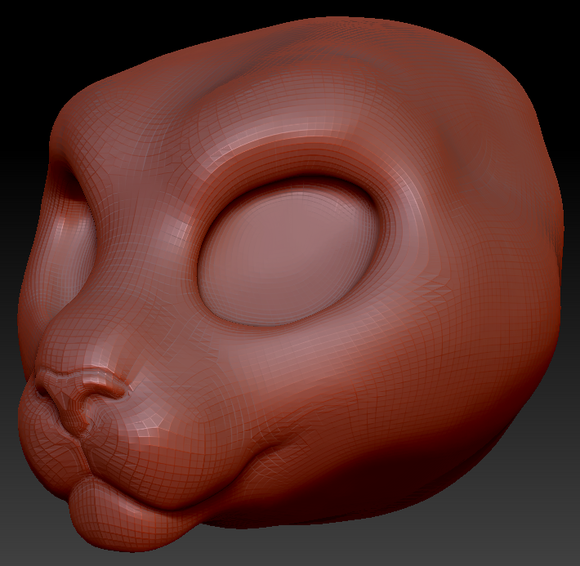 Western Kemono Lion Head Base
