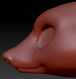 Western Kemono Armadillo Head Base