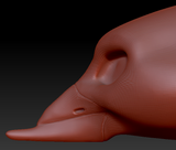 Feminine Black Skimmer Head Base