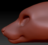 Feminine Tasmanian Devil Head Base