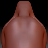 Gender Neutral Toony Tapir Head Base Variant 1
