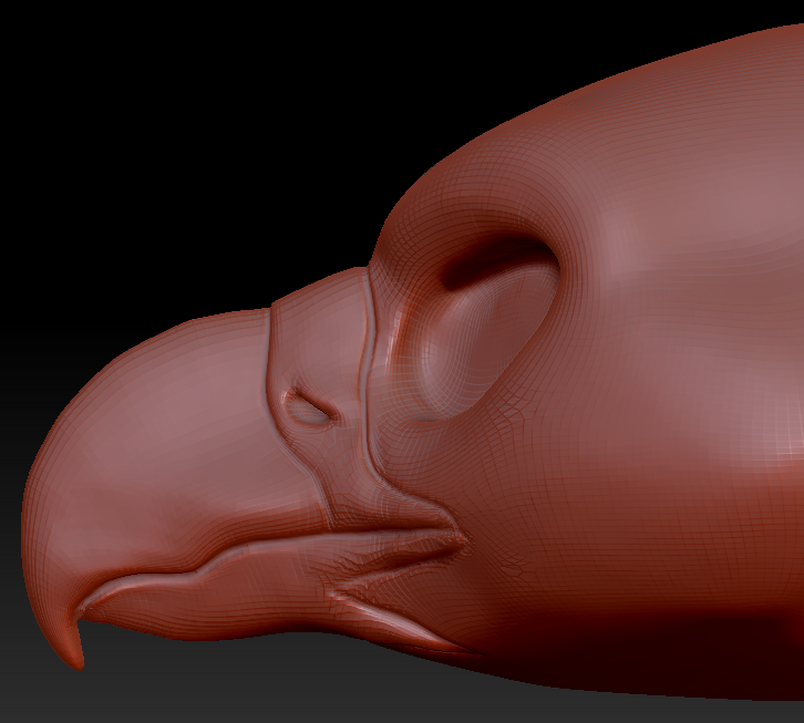 Feminine Harpy Gryphon/Eagle Head Base