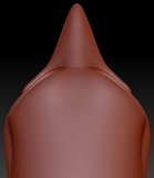 Feminine Toony Bird Static Jaw Head Base Variant 5