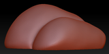 7" Wide 4-Toe Slim Small Foam Paw Set