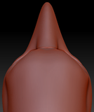 Gender Neutral Toony Bird Head Base Variant 6