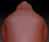 Western Kemono Oriental Shorthair Cat Head Base