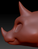Kemono Triceratops Head Base