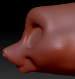 Kemono Toony Fruit Bat Head Base Variant 1