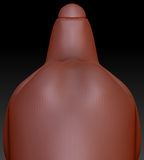 Feminine Toony Small Canine Static Jaw Head Base Variant 1