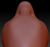 Realistic Giant Panda Head Base