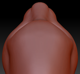 Feminine Oriental Shorthair Cat Head Base