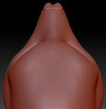 Gender Neutral Fruit Bat Head Base