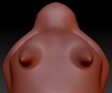 Gender Neutral Toony Round-nosed Dragon Head Base Complex Variant 1