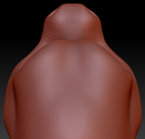 Feminine Toony Round-nosed Dragon Head Base Variant 1